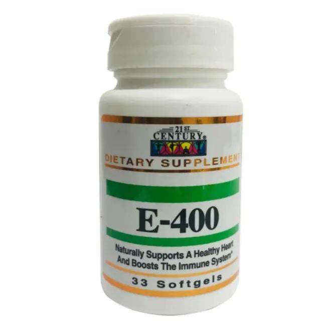 21st Century Vitamin E-400, 33 Softgels