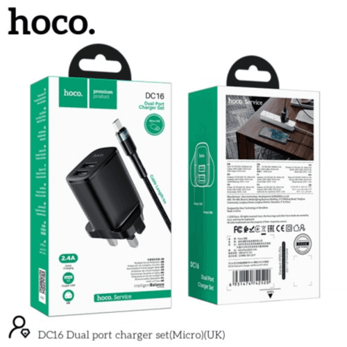 Charger U.S.B. To Micro . Hoco Dc16