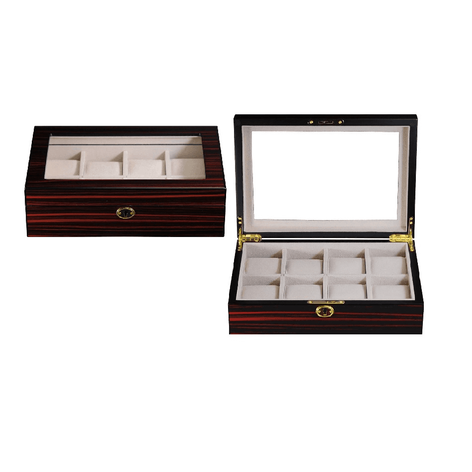 8 Slots Wooden Watch Box