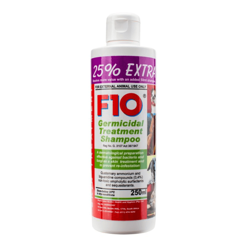 F10 Germicidal Treatment Shampoo 250ml