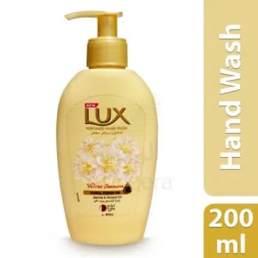 New Lux Perfumed Hand Wash Velvet Jasmine Floral Fusion Oil Jasmine & Almonds Oil 200ml