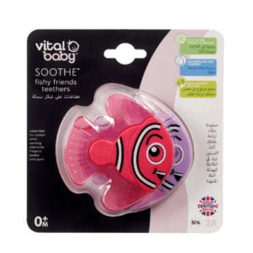 Vital Baby Soothe Fishy Friends Teethers 2's