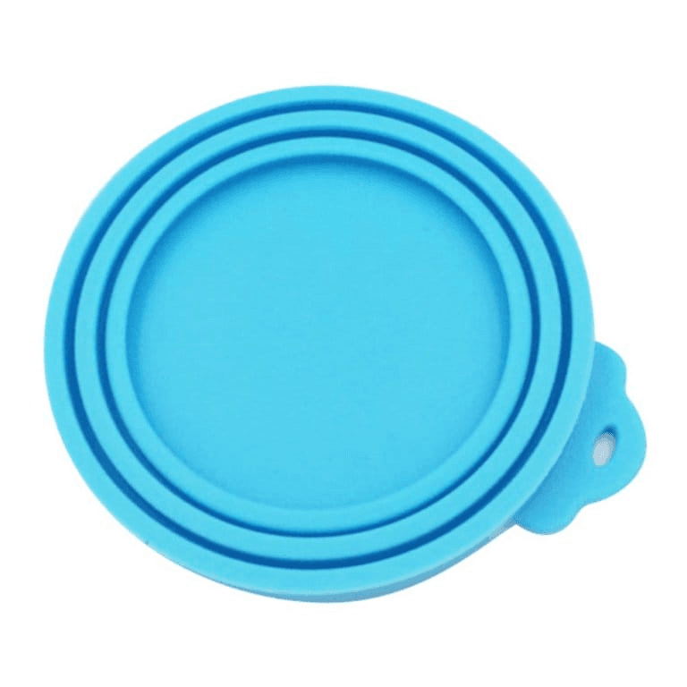 Canned Food Silicone Lid 6.5 / 7.5 / 8.5Cm Blue