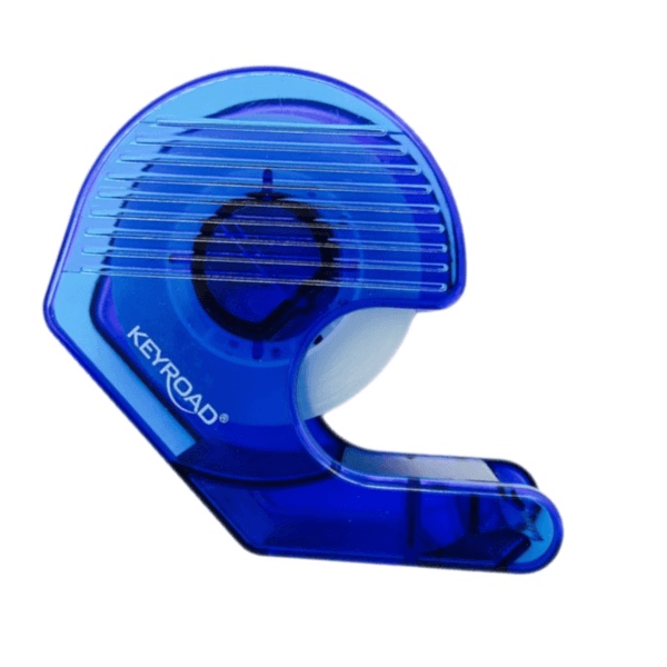 Keyroad 18mm Clear Tape With Dispenser Blue Colour - 12007