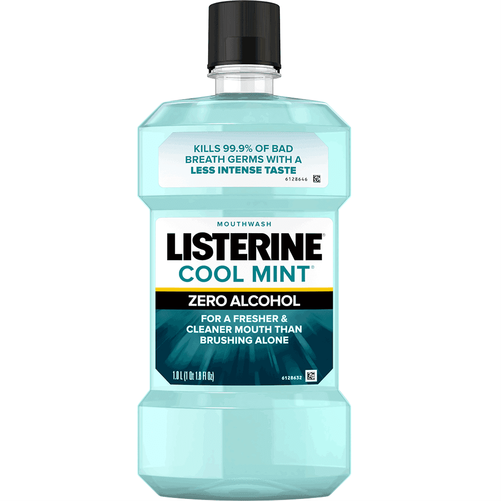 Listerine Mouthwash Zero Alcohol Cool Mint 250Ml