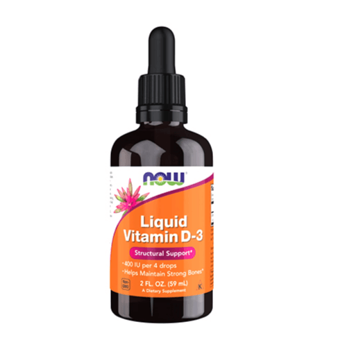 Now Liquid Vitamin D-3 Structural Suppor 59Ml