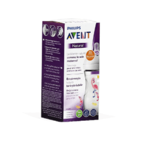 Philips Avent Bottle 1m + SCF0702 Flamingo 260ml