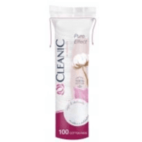 Cleanic Pure Effect Cosmetic Cotton Pads 100Pcs 