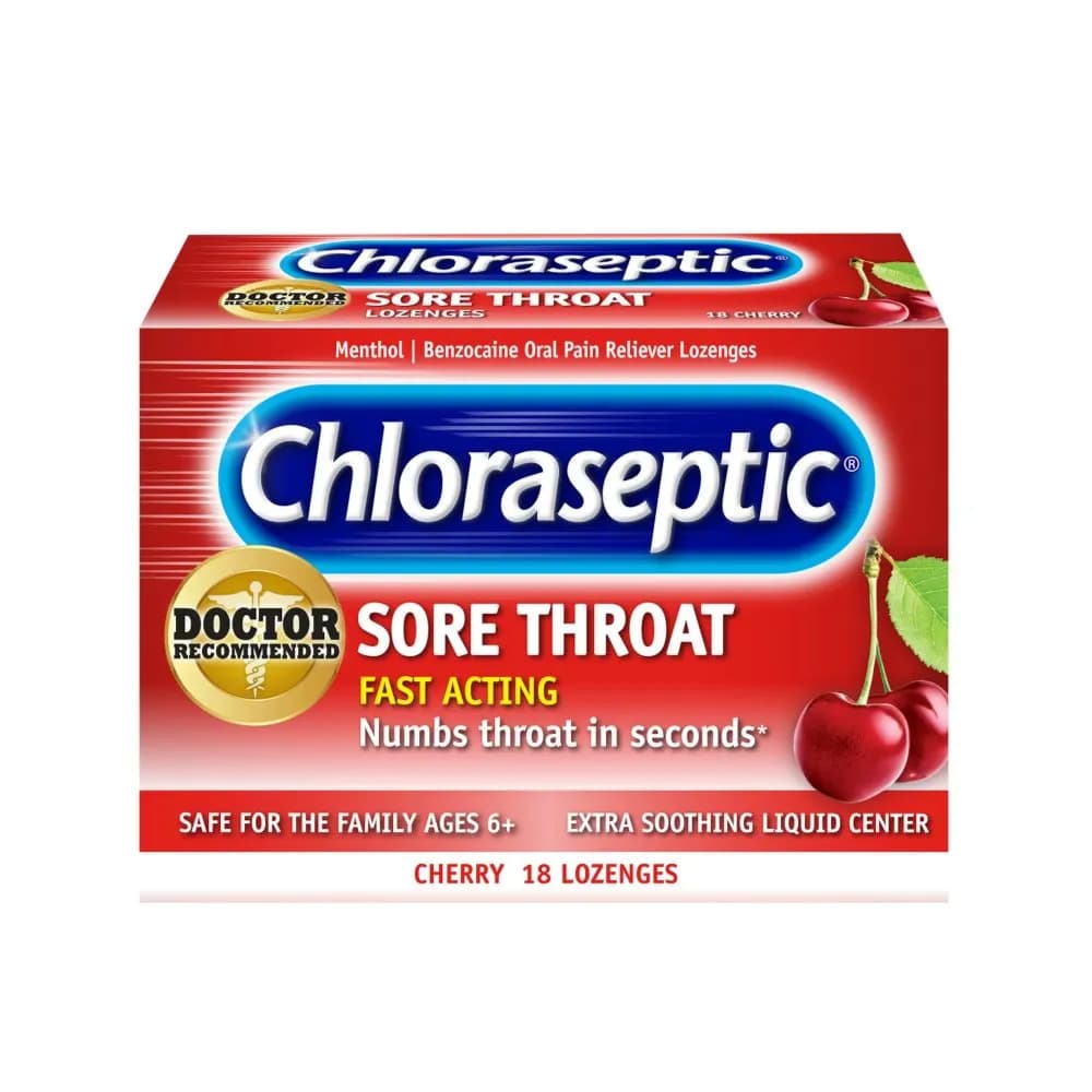 Chloraseptic Cherry 18 Lozenges