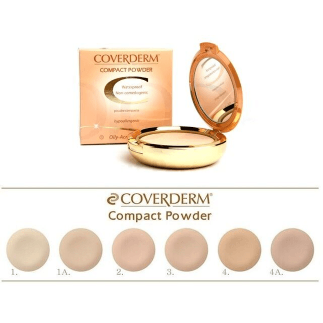 Coverderm Compact Powder Oily 10Gm No. 1