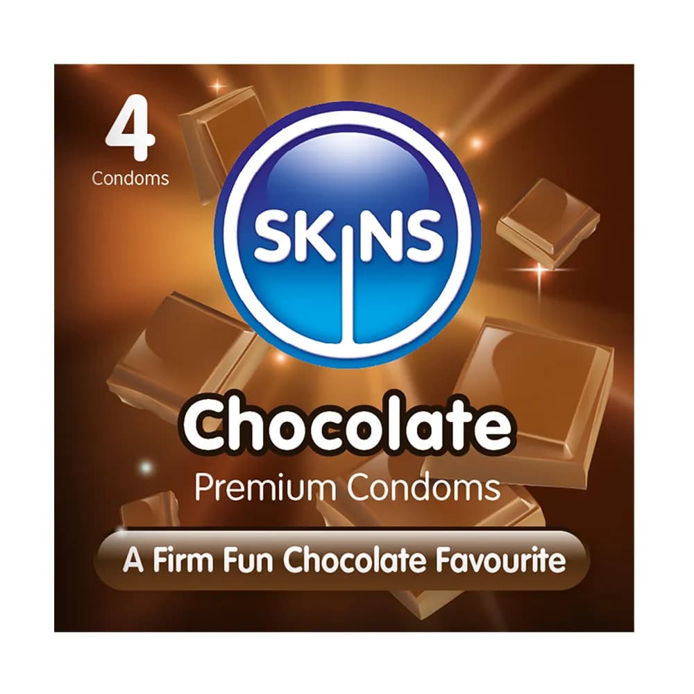 Skins Chocolate Condoms 4pcs