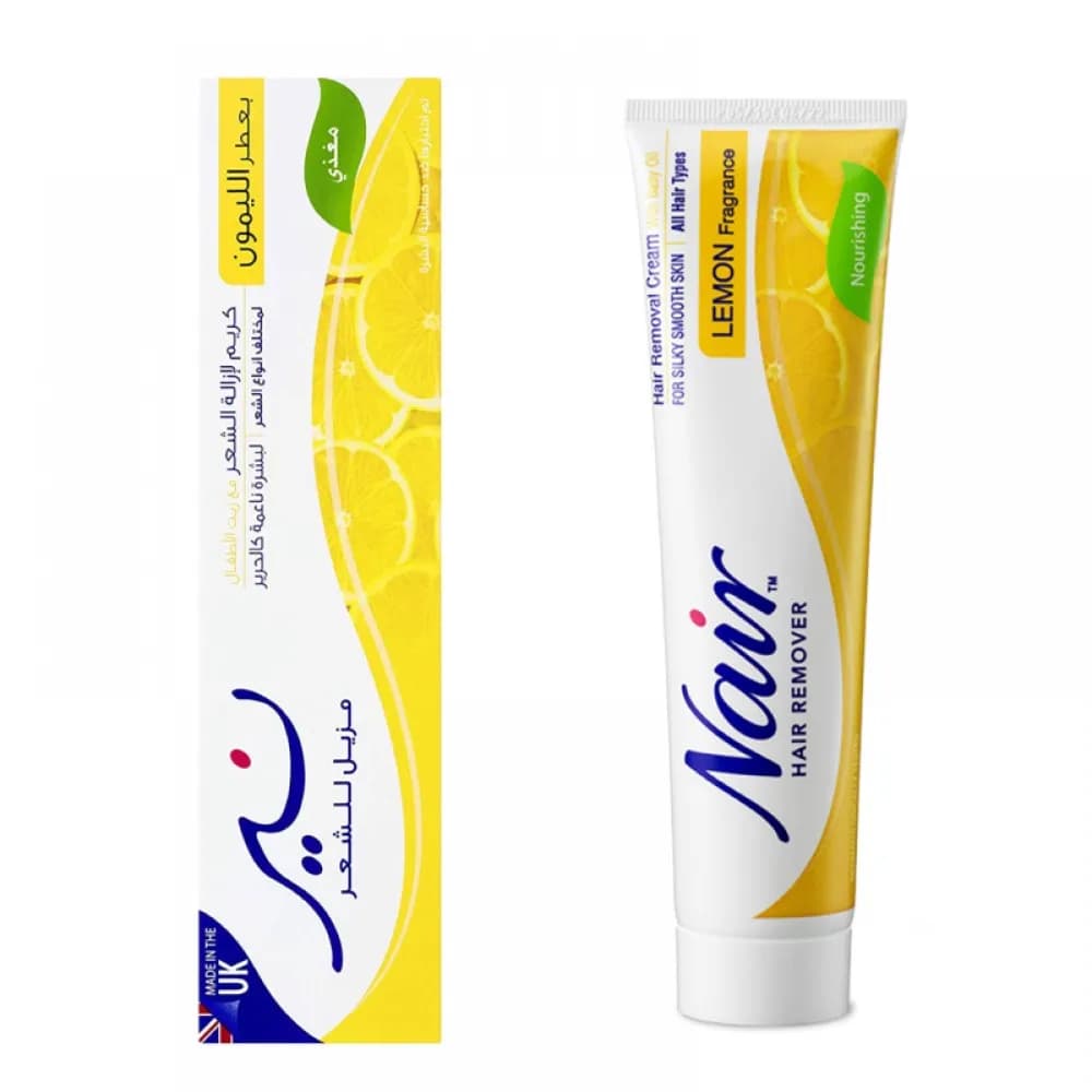 Nair Lemon Fragrance Hair Removal Cream Legs & Body 110g