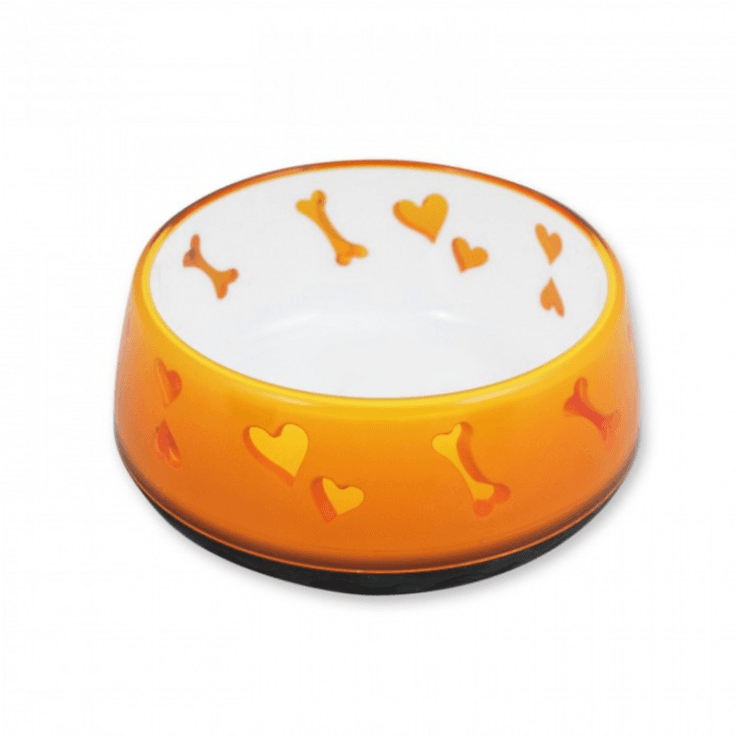 Cat Love Bowl - Orange