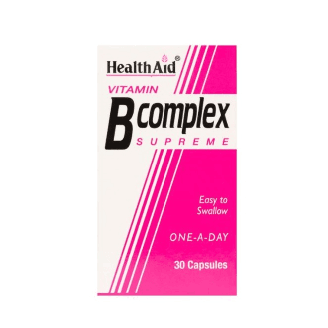 Health Aid Vitamin B Complex Caps 30's