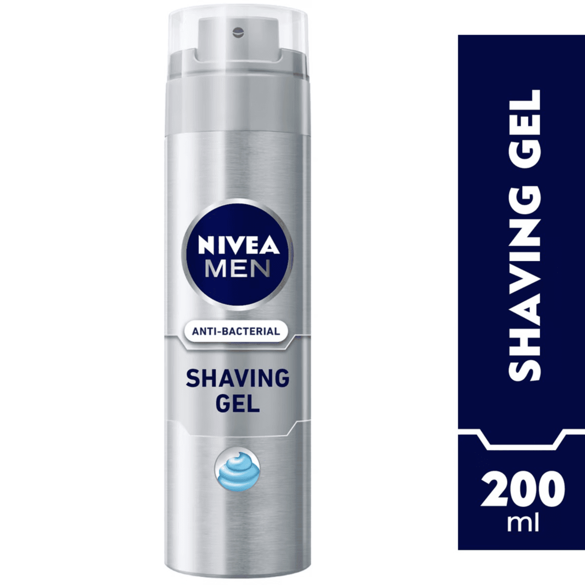 Nivea Men Shaving Gel Silver Protect 200Ml No. 3743