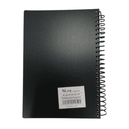 A5 4 Line English Notebook 100 Sheet