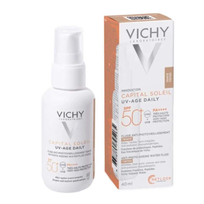 Vichy Soleil  Daily Spf 50+ Anti-aging Fluid Tinted 40ml