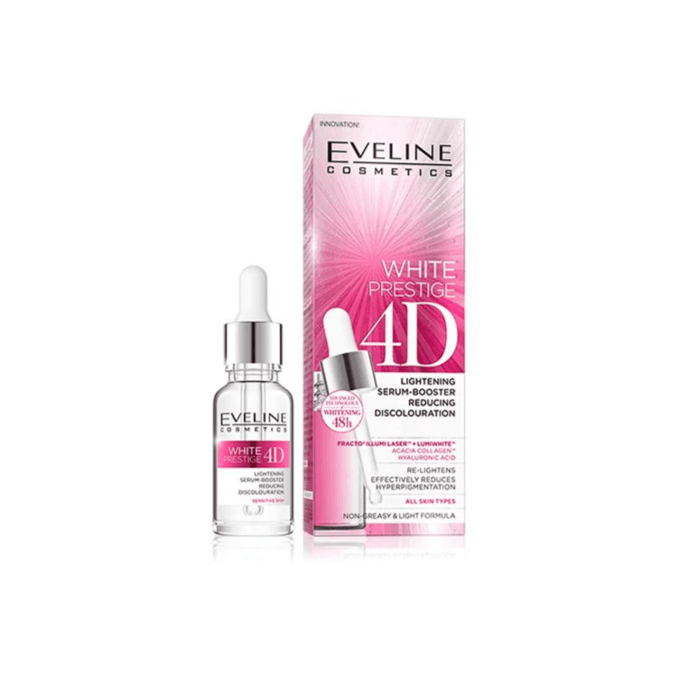 Eveline 4D Lightening Serum For reducing Discoloration for All Skin Types 18ml