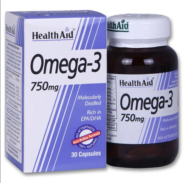 HealthAid Omega 3 Capsules 750mg 30 Pcs