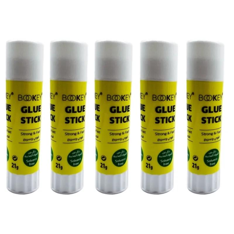 Offer 5 Of Bookey Glue Stick 21gram - 5 Pieces 10731