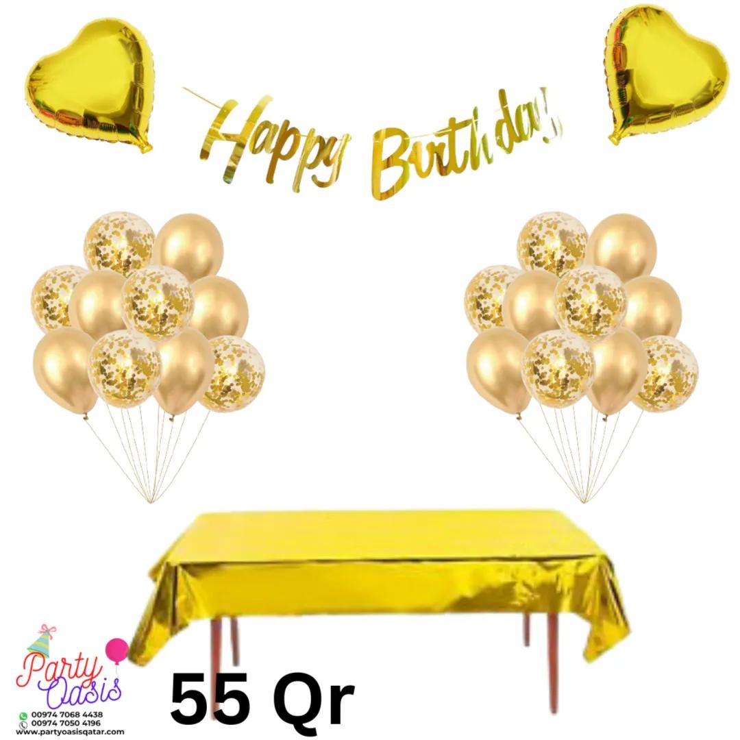 Gold Birthday Decoration