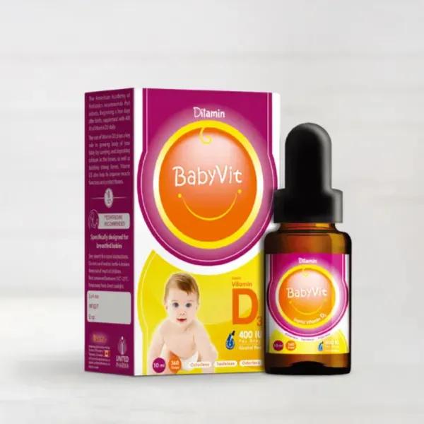 Ditamin Babyvit Liquid Vitamin D3 400iu Per Drop 10ml