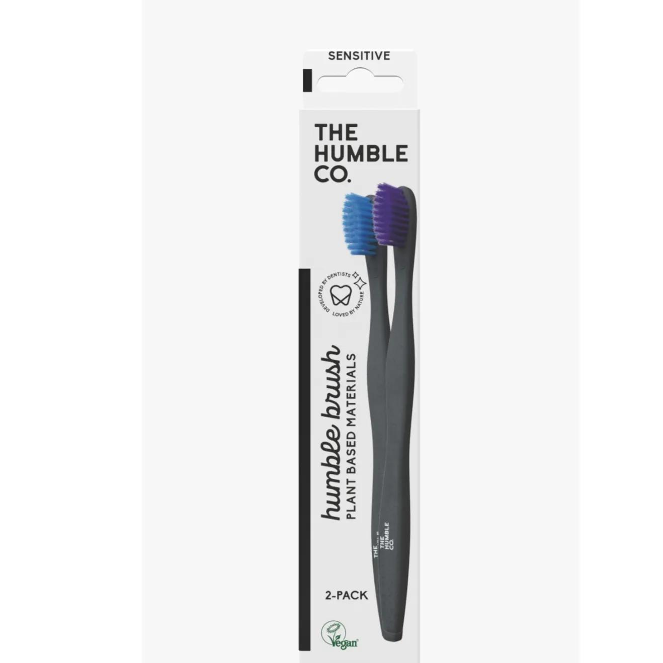 The Humble Plant-Based Toothbrush Adult 2-Pcs