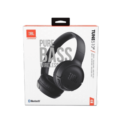 JBL Wireless Headphones (Tune 510BT) - Black