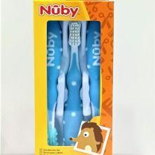 Nuby Toothbrush Set 3 Pcs 7547 Assorted Colour