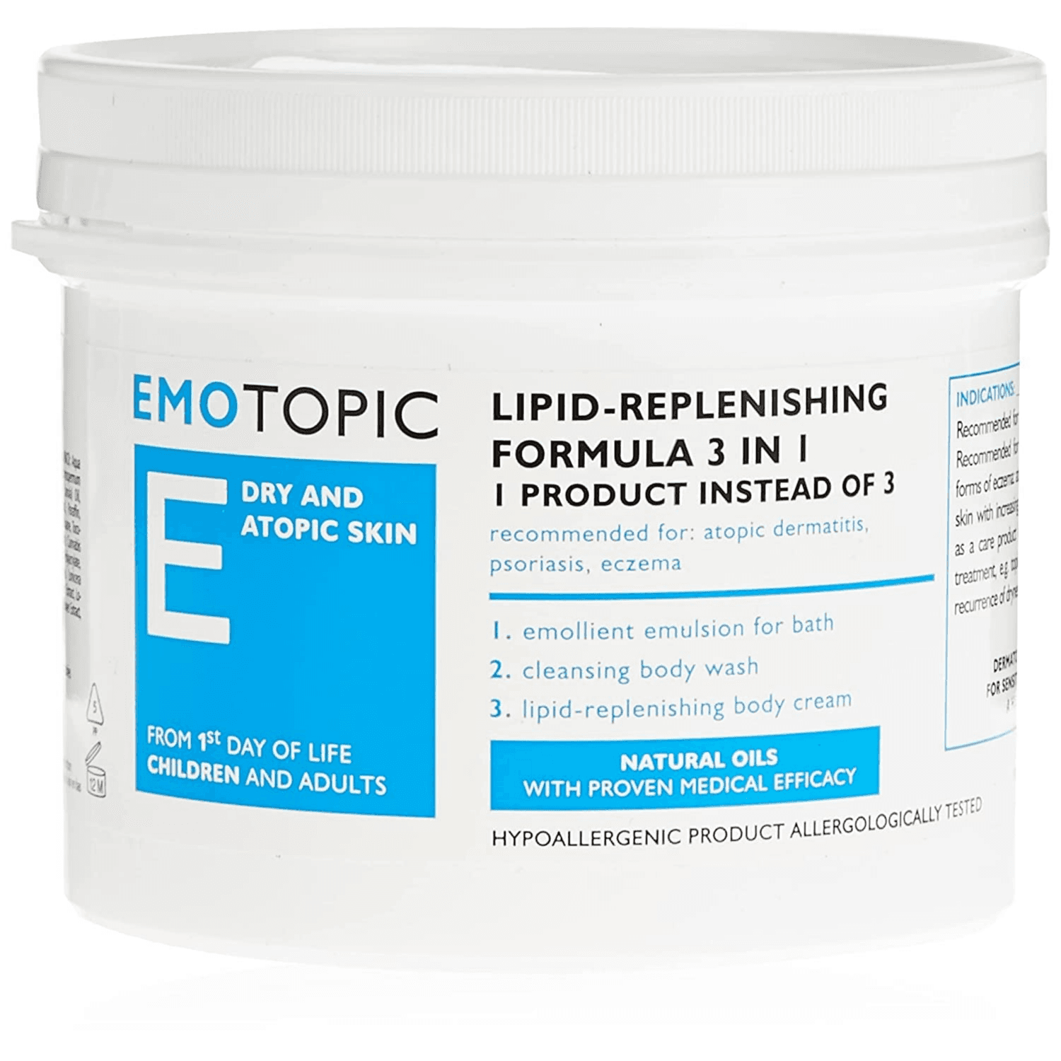 Emotopic Lipid Replenshing 3 In 1 500Ml