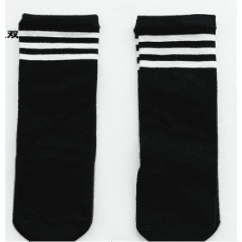 Black High Socks