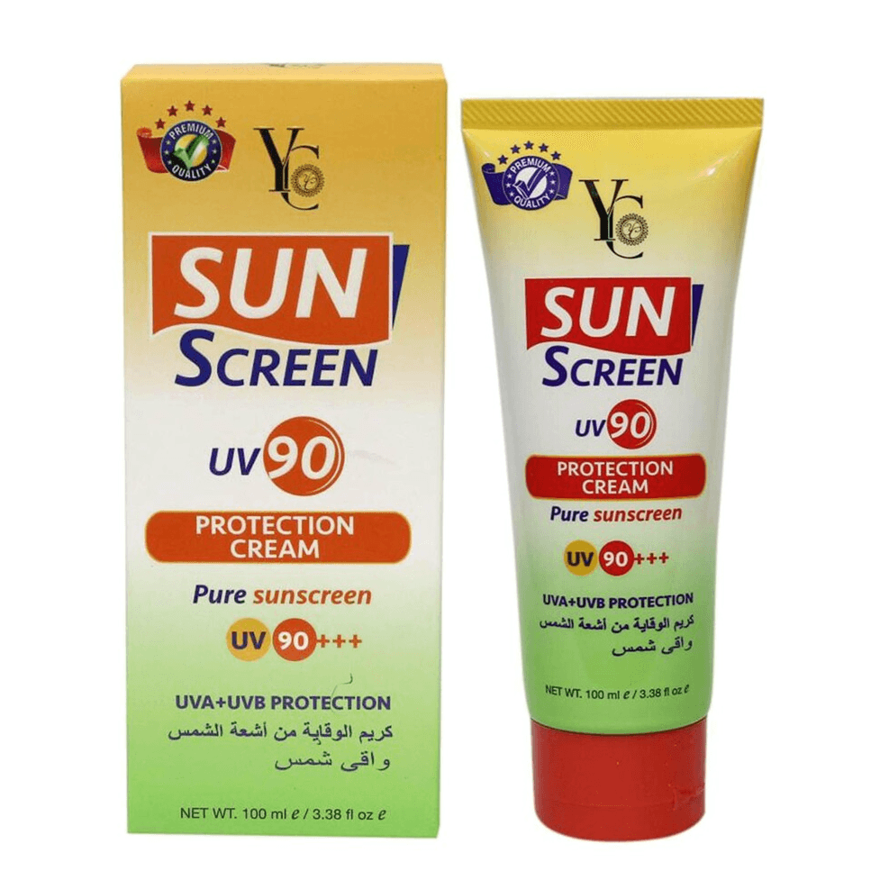 Yc Sunscreen Cream For Oily Skin Uv Rays Protection Protects From Tan, 100 Ml