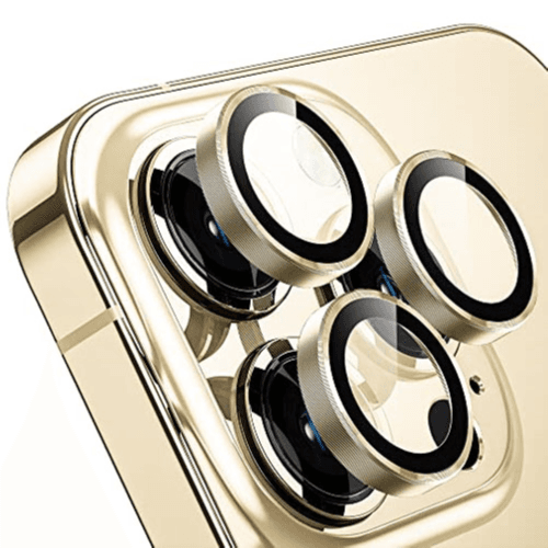 Camera Lens Protectors iPhone 14 Pro Max - Gold Color