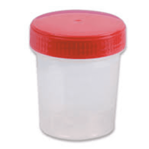 Urine Container Sterile Plastic 120ml