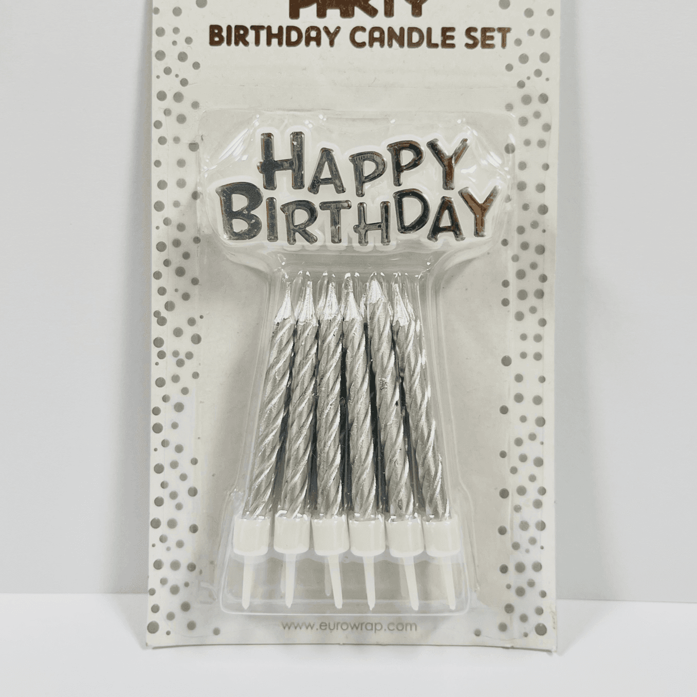 12 Pieces Silver Candle