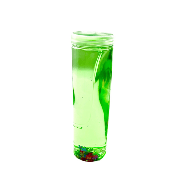 Slime Long Tube With Pearls, Green Colour - 8774