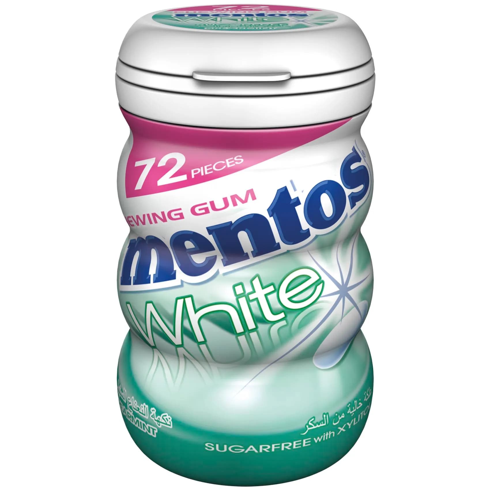 Mentos White Chewing Gum Spermint Sf 103g