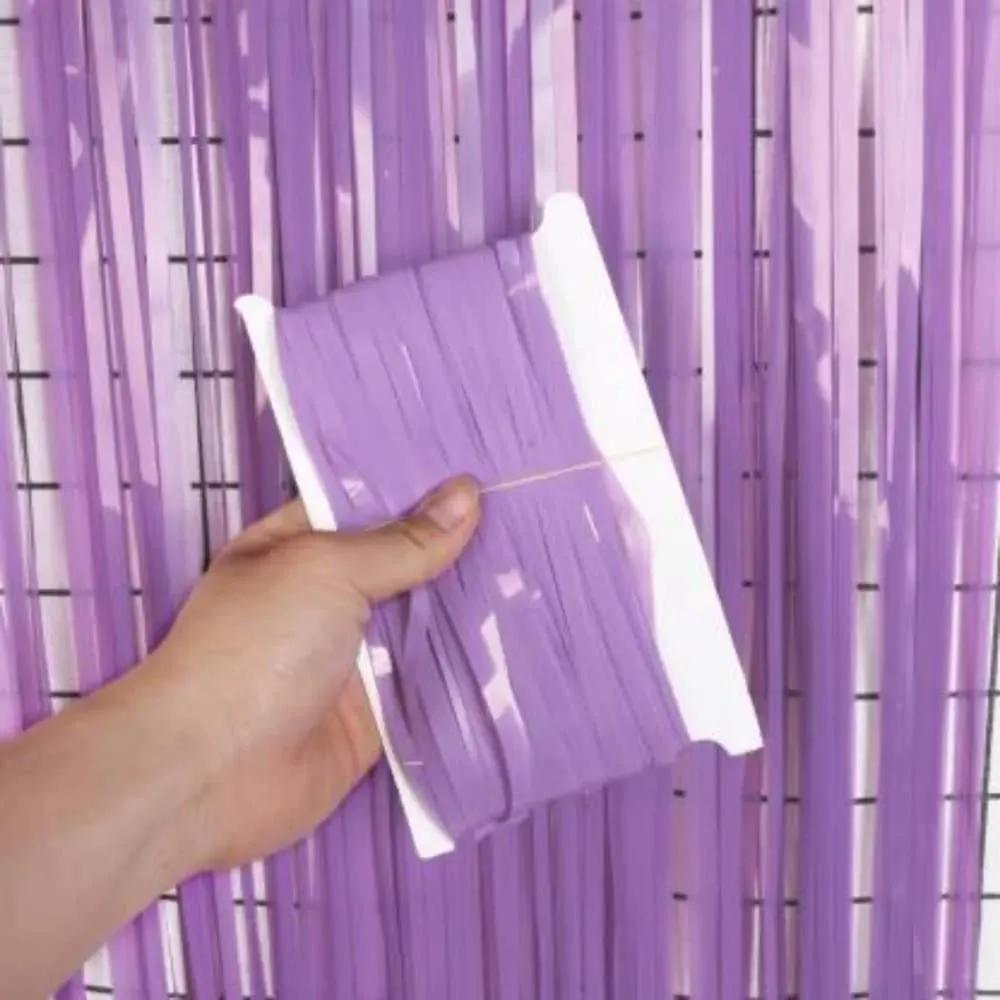 Pastel Purple Curtain Foil