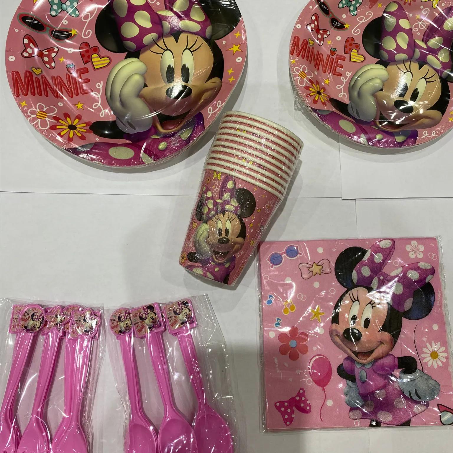 Minnie  Mouse Plate Set