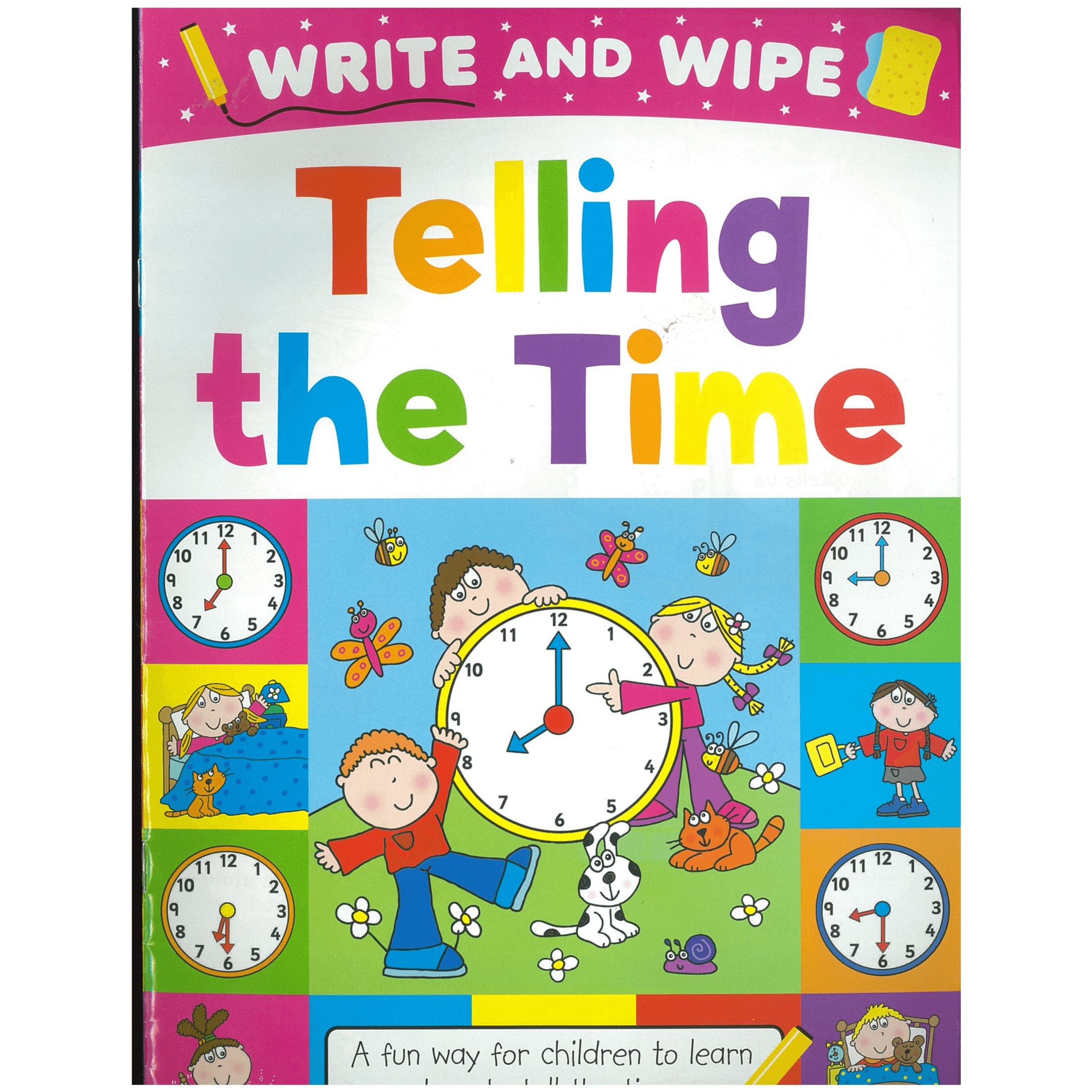 389064 Write And Wipe Telling The Time (Paperback)