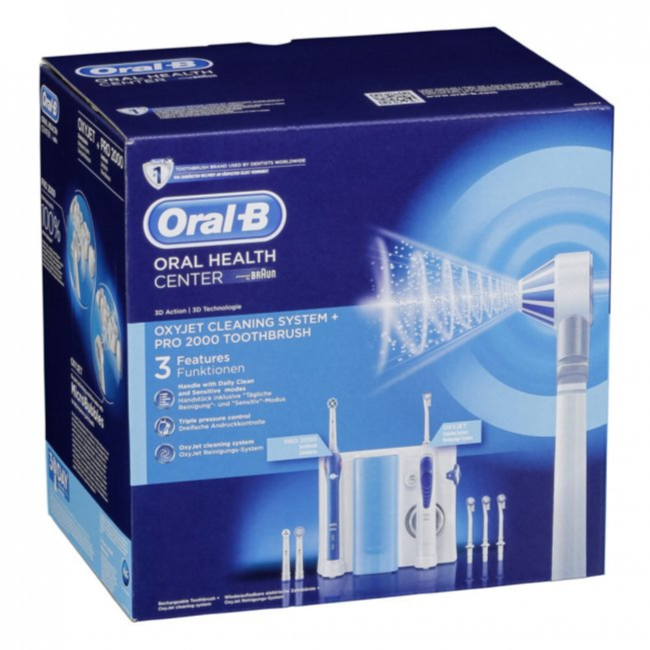 Oral-B Oxyjet Cleaning System and Pro 2000 Toothbrush