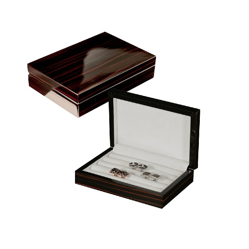 16 Pairs Wooden Cufflink Box