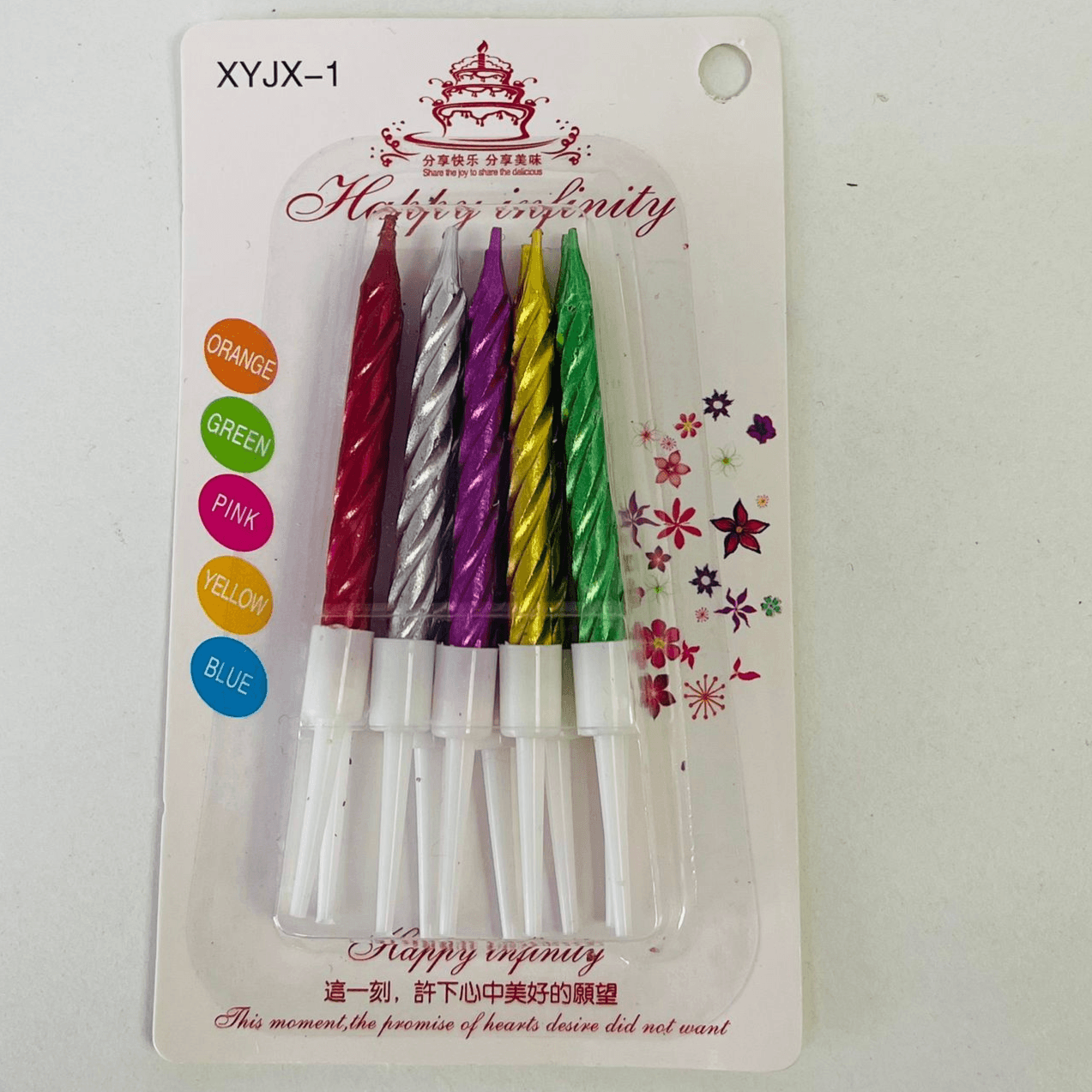 Mini Colorful Chrome Candle
