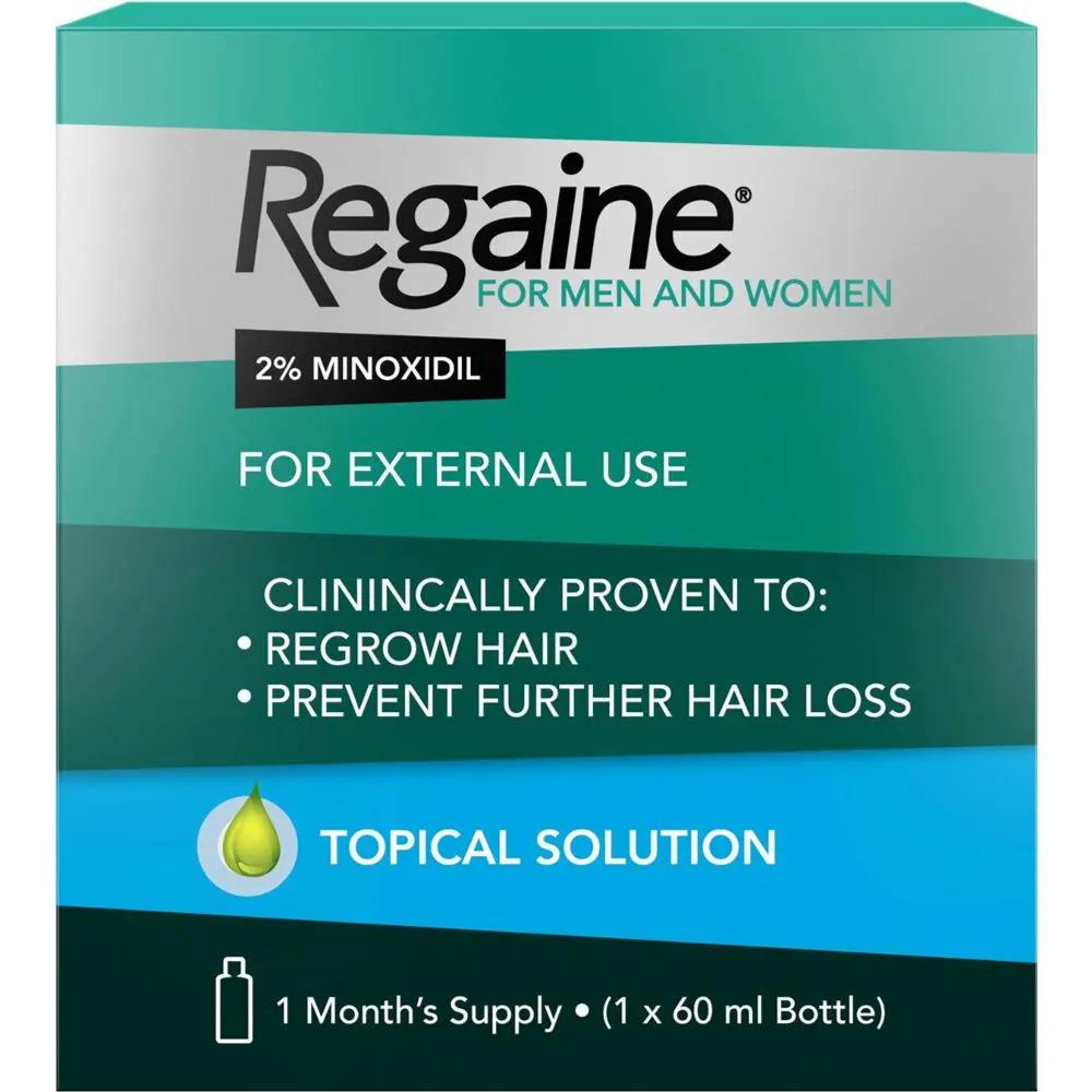 Regaine For Men And Women 2% Minoxidil 60Ml