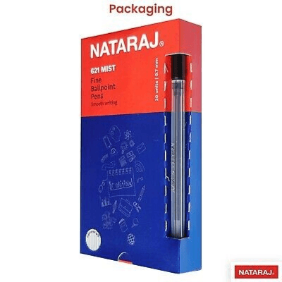 Nataraj Black Ball Pens 1*10