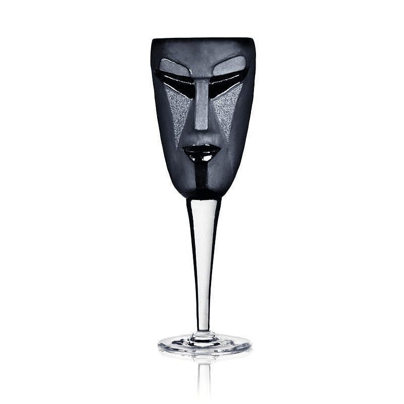 Maleras - Kubik Wine Glass Black