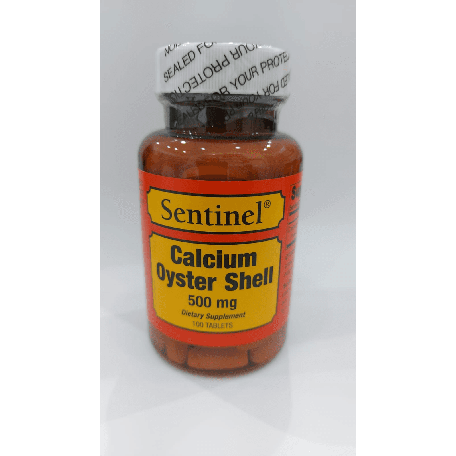 Sentinel Calcium Oyster Shell 500 Mg 100Tab