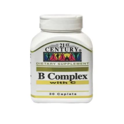 21St Century B Complex With Vitamin C 30 Caplets