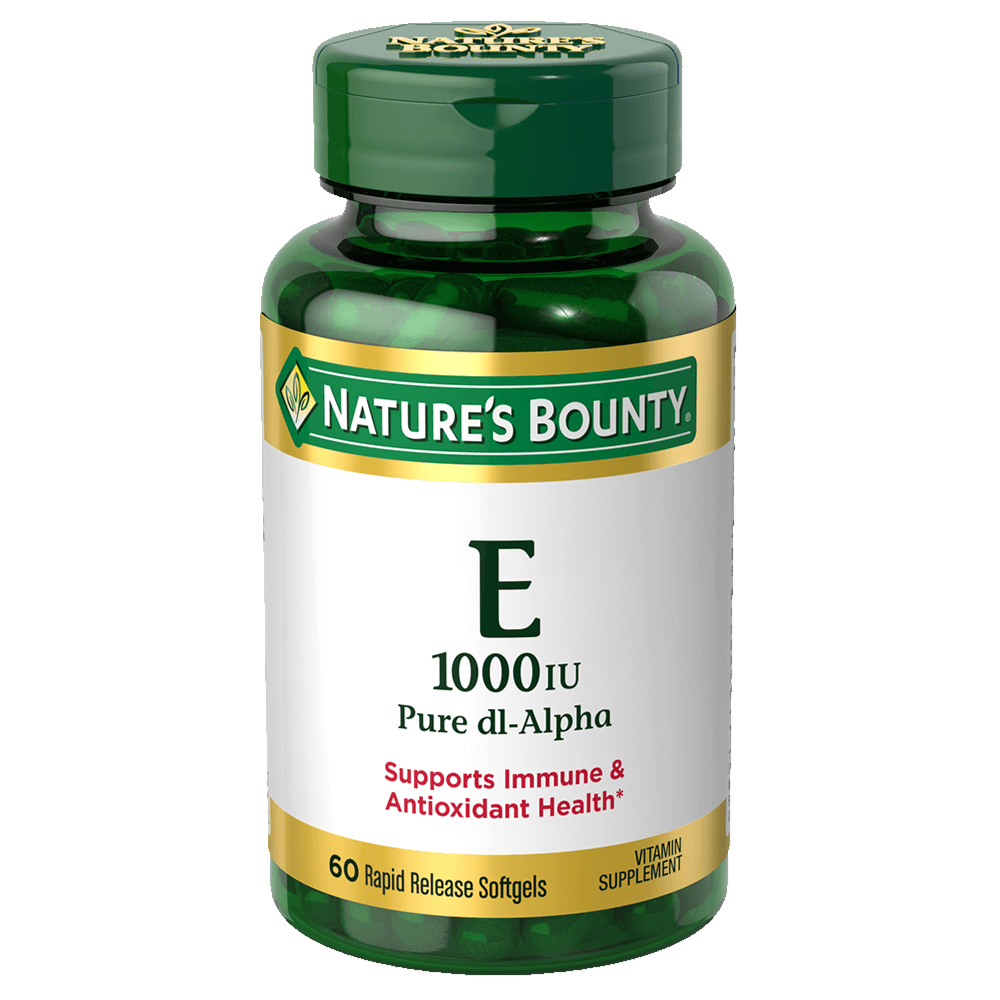 Nature'S Bounty Vitamin E 1000 Iu 60 Softgels