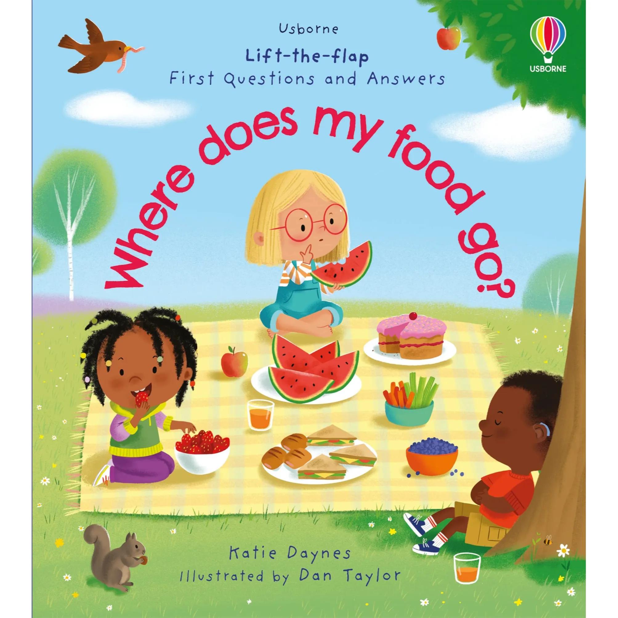 920537 First Questions And Answers: Where Does My Food Go? (Board Book) By Daynes, Katie